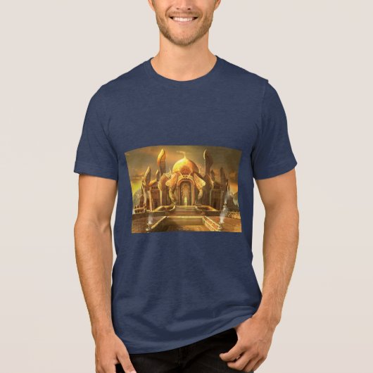 T-shirts, Shirten, kleding, kleding Tri-Blend Shirt (Voorkant)