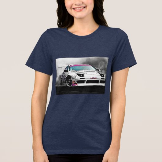 T-shirts, Shirten, kleding, kleding Tri-Blend Shirt (Voorkant)