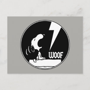 T - shirts   Snoopy Howling Briefkaart