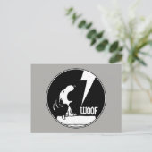 T - shirts | Snoopy Howling Briefkaart (Staand voorkant)