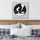 T - shirts | Snoopy Howling Canvas Afdruk (Insitu (Slaapkamer))