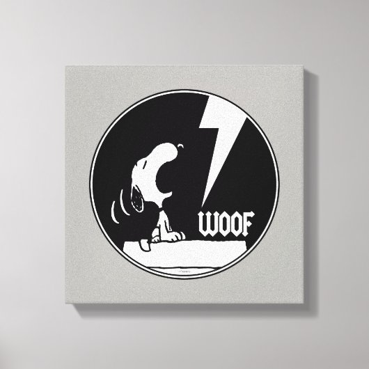 T - shirts | Snoopy Howling Canvas Afdruk (Voorkant)