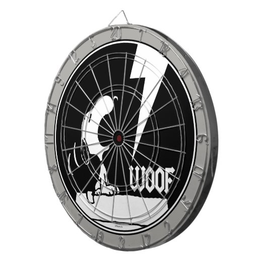 T - shirts | Snoopy Howling Dartbord (Voorkant Rechts)