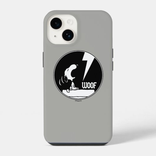 T - shirts | Snoopy Howling iPhone Hoesje (Achterkant)