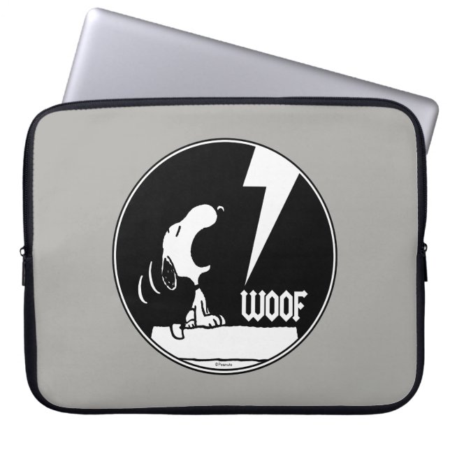 T - shirts | Snoopy Howling Laptop Sleeve (Voorkant)