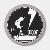 T - shirts | Snoopy Howling Magneet (Voorkant)
