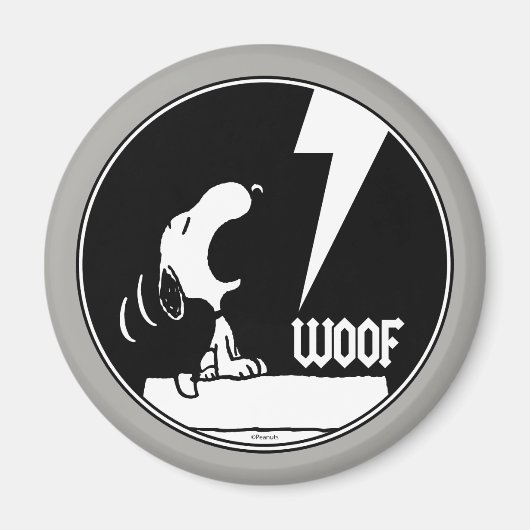 T - shirts | Snoopy Howling Magneet (Voorkant)