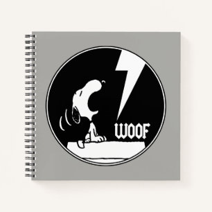 T - shirts Snoopy Howling Notitieboek