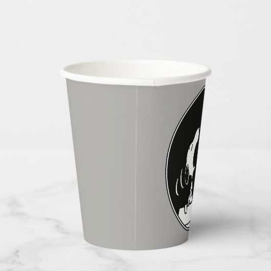 T - shirts | Snoopy Howling Papieren Bekers (Rechts)