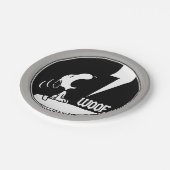 T - shirts | Snoopy Howling Papieren Bordje (Gekanteld)