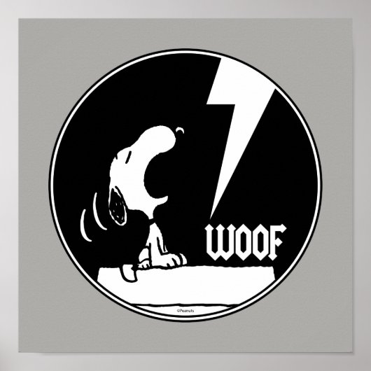 T - shirts | Snoopy Howling Poster (Voorkant)