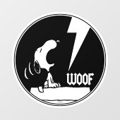 T - shirts | Snoopy Howling Raamsticker (Vel)