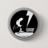 T - shirts | Snoopy Howling Ronde Button 5,7 Cm (Voorkant)