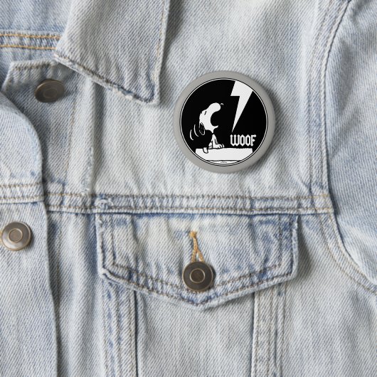 T - shirts | Snoopy Howling Ronde Button 5,7 Cm (In situ)