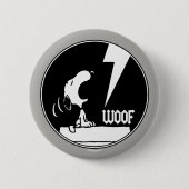T - shirts | Snoopy Howling Ronde Button 5,7 Cm (Voorkant)