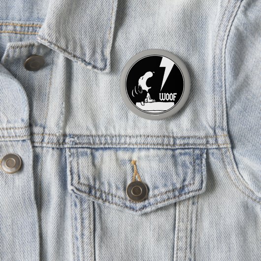 T - shirts | Snoopy Howling Ronde Button 5,7 Cm (In situ)