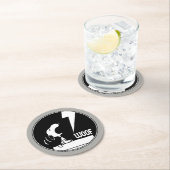 T - shirts | Snoopy Howling Ronde Kartonnen Onderzetter (Insitu)