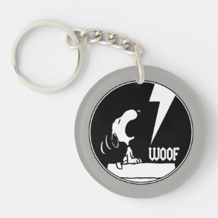 T - shirts   Snoopy Howling Sleutelhanger