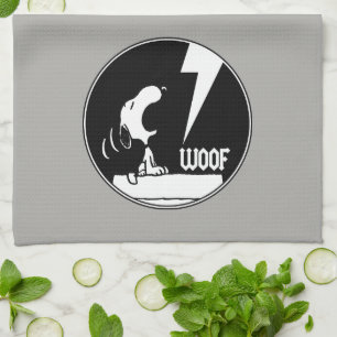 T - shirts   Snoopy Howling Theedoek