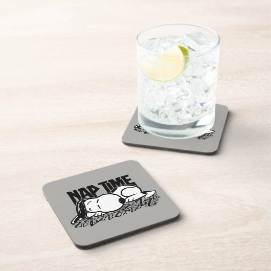T - shirts | Snoopy Nap Time Bier Onderzetter (Rechterzijde)