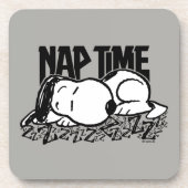 T - shirts | Snoopy Nap Time Bier Onderzetter (Voorkant)