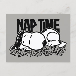 T - shirts   Snoopy Nap Time Briefkaart