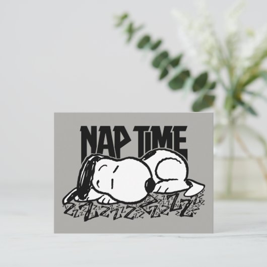 T - shirts | Snoopy Nap Time Briefkaart (Staand voorkant)
