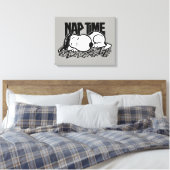 T - shirts | Snoopy Nap Time Canvas Afdruk (Insitu (Slaapkamer))