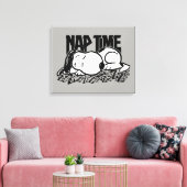 T - shirts | Snoopy Nap Time Canvas Afdruk (Insitu (Woonkamer))