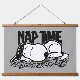 T - shirts   Snoopy Nap Time Hangend Wandkleed
