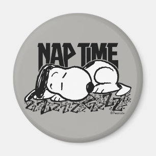 T - shirts   Snoopy Nap Time Magneet