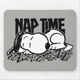T - shirts   Snoopy Nap Time Muismat