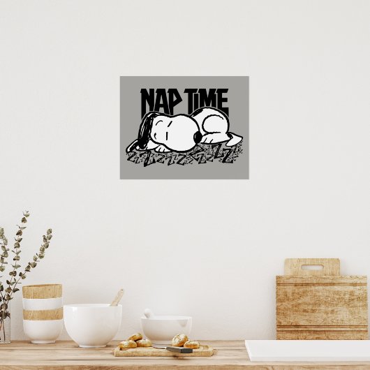 T - shirts | Snoopy Nap Time Poster (Keuken)