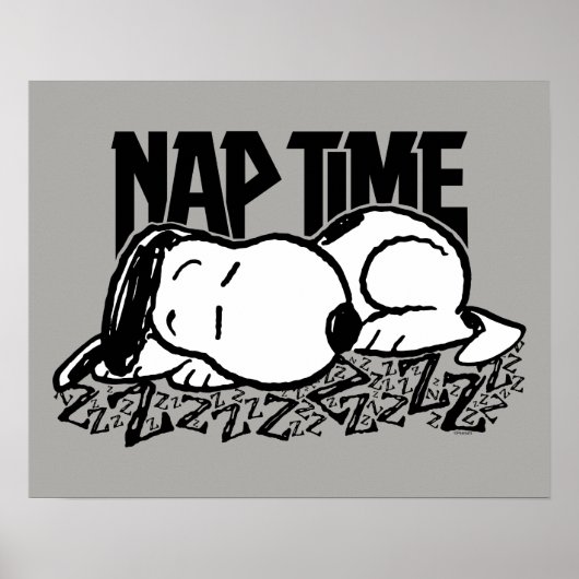 T - shirts | Snoopy Nap Time Poster (Voorkant)