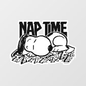 T - shirts | Snoopy Nap Time Raamsticker (Vel)
