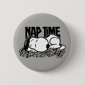 T - shirts | Snoopy Nap Time Ronde Button 5,7 Cm (Voorkant)