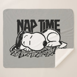 T - shirts   Snoopy Nap Time Sherpa Deken