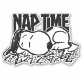 T - shirts | Snoopy Nap Time Sticker (Voorkant)