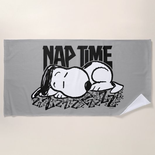 T - shirts | Snoopy Nap Time Strandlaken (Voorkant)