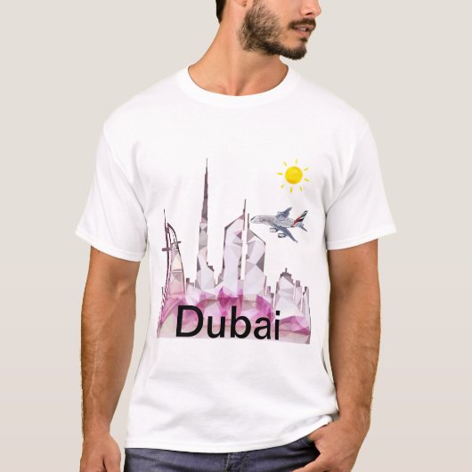 T-shirts t-shirt klassiek in Dubai (Voorkant)