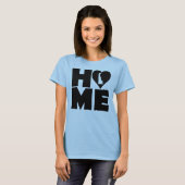 T - shirts T-Shirt van de staat van het Thuishart  (Voorkant volledig)