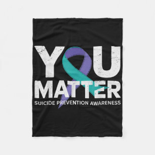 T-shirts ter preventie van zelfmoord Zelfmoordbewu Fleece Deken