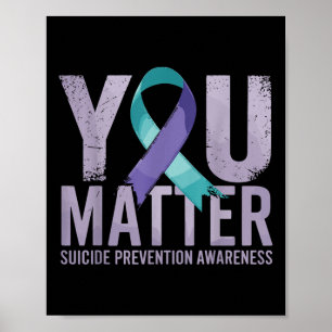 T-shirts ter preventie van zelfmoord Zelfmoordbewu Poster