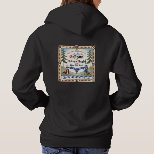 T - shirts Terug Afdrukken ~ Lodge Signage (Achterkant)
