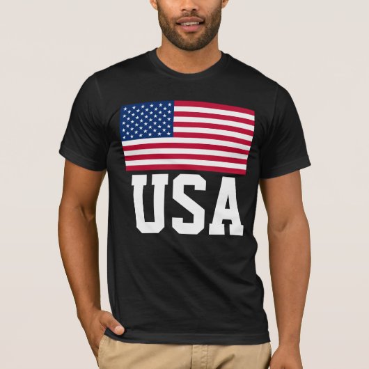 T - SHIRTS VAN AMERIKAANSE VLAG T-SHIRTS (Voorkant)