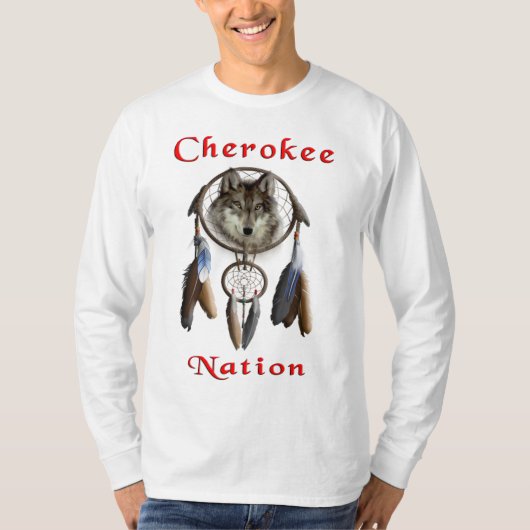 T-shirts van Cherokee-indianen (Voorkant)
