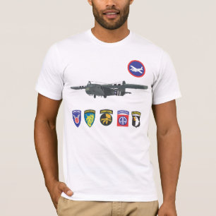 T-shirts van de Glider Troops uit de Tweede Wereld