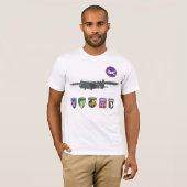 T-shirts van de Glider Troops uit de Tweede Wereld (Voorkant volledig)