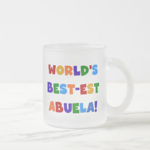 T-shirts van de Kleuren van Abuela van het Matglas Koffiemok