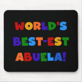 T-shirts van de Kleuren van Abuela van het Muismat (Voorkant)